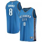 Camiseta Alex Abrines 8 Oklahoma City Thunder Icon Edition Azul Hombre